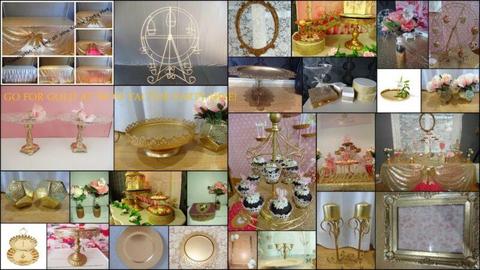 GOLD DESSERT TABLE PACKAGE HIRE -AFFORDABLE & ADORABLE! WANTIRNA