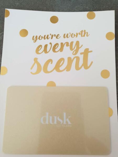 DUSK giftcard WORTH $80 selling $60