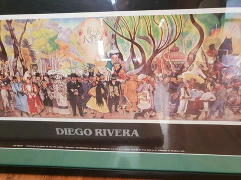 Diego Rivera framed print