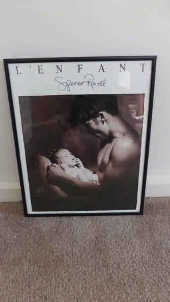 L'Enfant Man And Baby picture frame