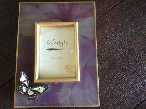 Butterfly picture frame