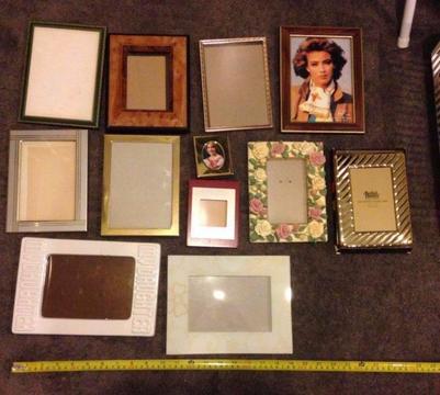 Mixed sized photo frames