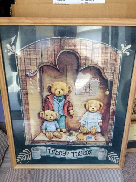 Teddy Bear Frames x4