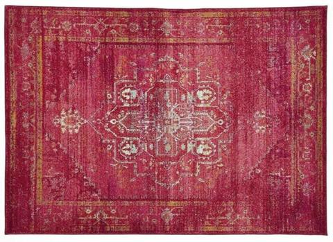 As New Culture Kaleidoscope Overdyed Classic Style Red Rug