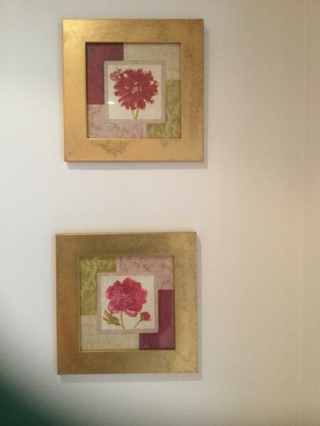 2 flower Wall prints 15