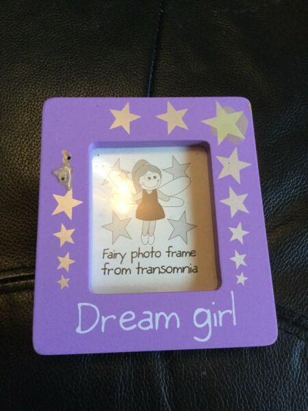 Dream Girl imperfect photo frame. NEW. Nic's picture frames