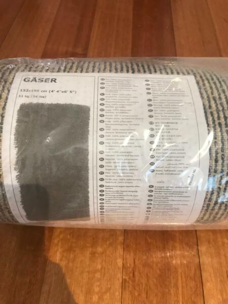 Gaser (IKEA) high pile rug - dark grey