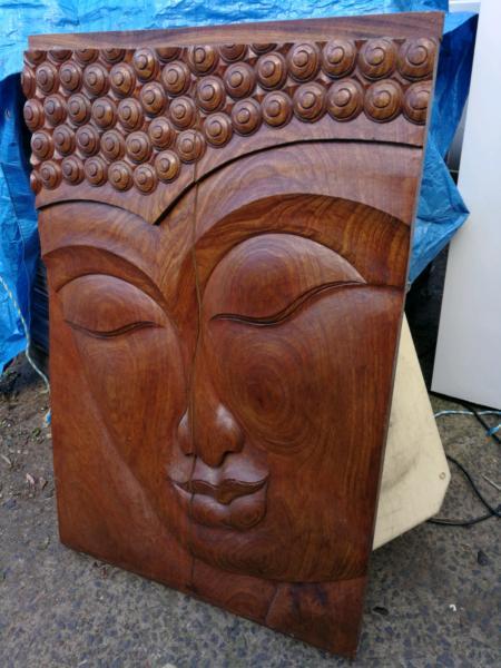 ISHKA Wood carving wall art