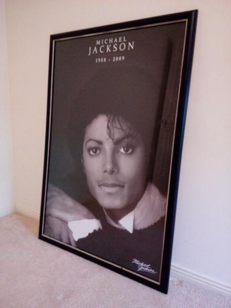 Wanted: Michael Jackson Framed Portrait