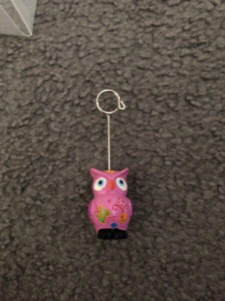 Owl picture stand