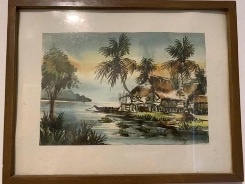 Paintings framed various kinds. Refer to photos. All in good condition