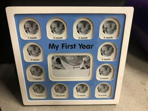 My first year photo frame