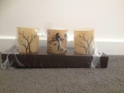 Tealight candle holder sets - never used