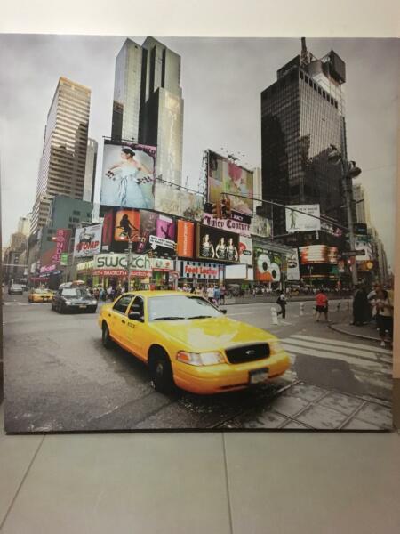 1m x 1m canvas poster - New York