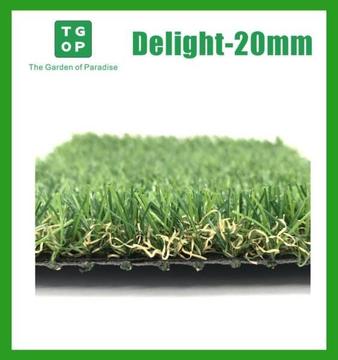10% OFF FOR ALL TURF! Delight-20mm 2m or 4m Width Artificial Synt
