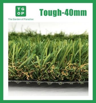 10% OFF FOR ALL TURF! Tough-40mm 2m or 4m Width Artificial Synthe