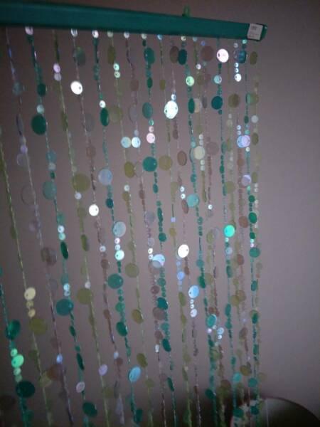Pretty curtain for a girl's bedroom