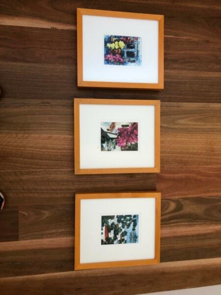 Picture frames x 3