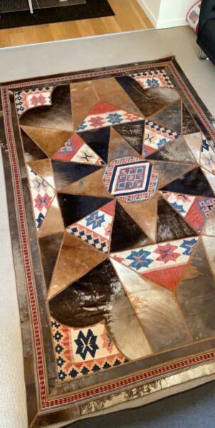 Beautiful Persian leather rug