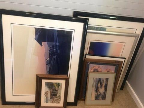 Various picture frames/pictures