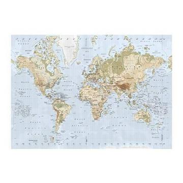 IKEA Premiar Large World Map Atlas Canvas (140x200cm) - NEW