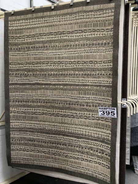 New Indoor / Outdoor Quality Brown Beige Floor Rug