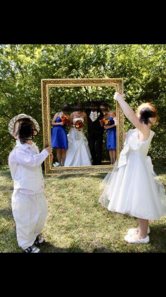 Gold ornate frame - awesome wedding photo prop or photo booth prop