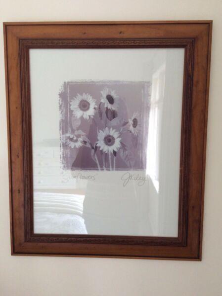 Gorgeous Sunflower and Tulip prints. Priced for quick sale