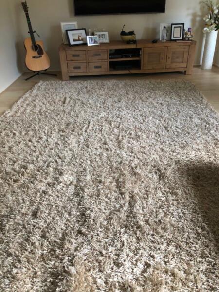 Large shag rug