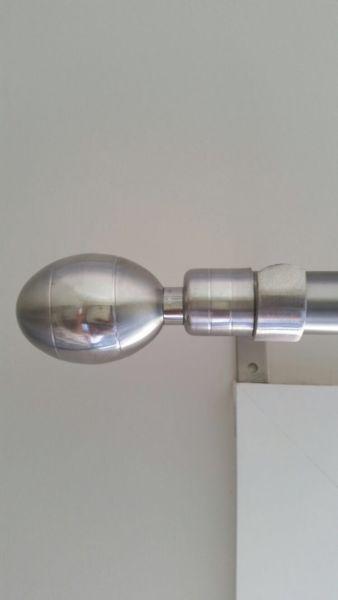 Curtain rods, Curtain brackets and Curtain side finials