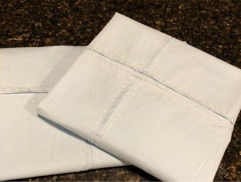 2 x Euro Pillowcases - 100% cotton