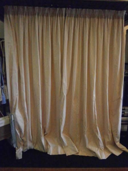 1 set of Pencil Pleat Curtains - 1800mm wide