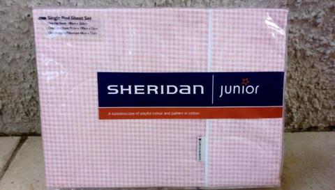 Sheridan Junior sheet set - single bed