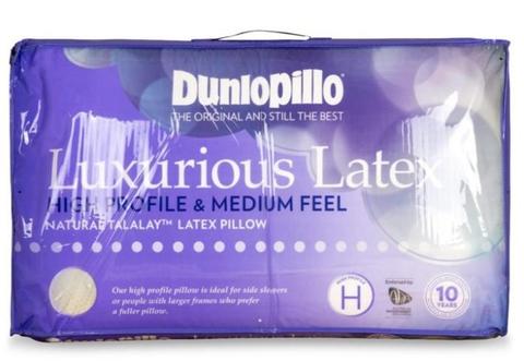 DUNLOPILLO Talalay Latex High Profile Pillow in Medium Feel