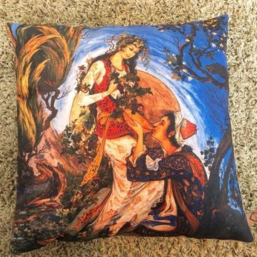 Antique Persian Silk cushion