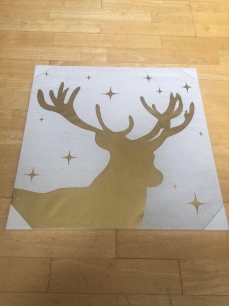 Reindeer canvas 50x50 cm - brand new