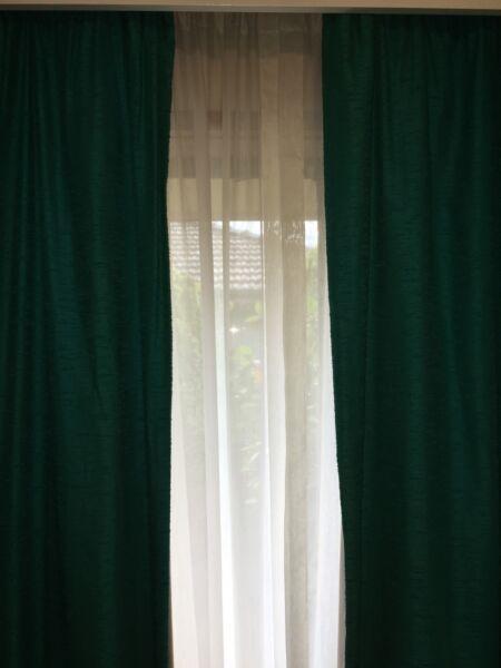 Blackout curtains aqua