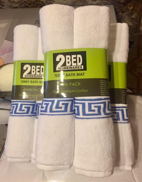 Terry Bath Mats 2pack RRP $29.95 ONLY $10