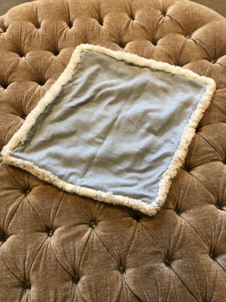 Laura Ashley cornflower blue cushion cover