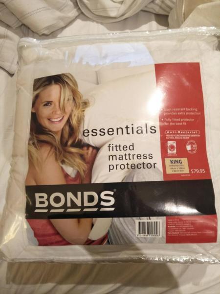 Brand new King fitted mattress protector