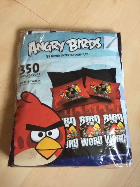 Angry Birds - Super Single Fitted Sheet Set