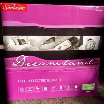 Sunbeam Dreamland Electric Blanket Queen Bed