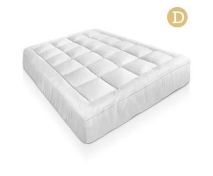 FREE MEL DEL-Double Bed Size Bamboo Pillowtop Mattress Topper 5cm