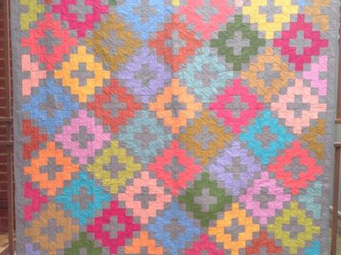 Quilt for sale (Kaffe Fassett fabric and design)
