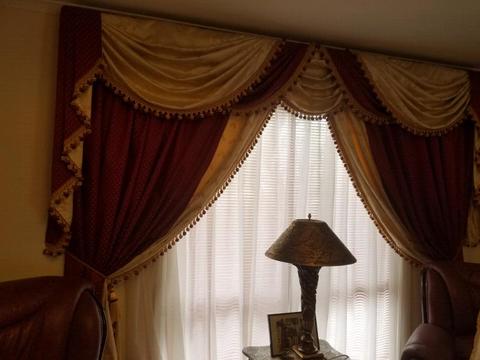 Custom made egyptian curtains