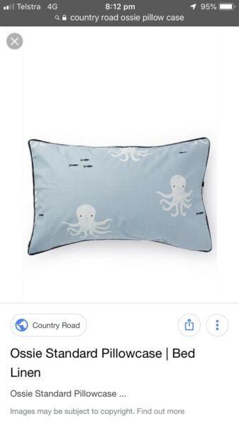 Wanted: Wanted: country road ossie pillow case