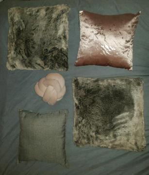 Pink & Grey Cushions