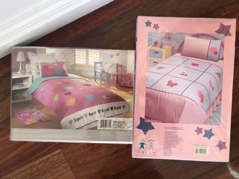 2x Brand New Single Quilt Cover Sets (Free postage) non negotiable