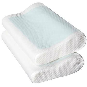 FREE MEL DEL-2x Cool Gel Top High Density Memory Foam Pillows