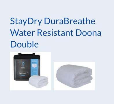 StayDry DuraBreathe Water Resistant Doona Double Size